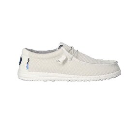 Hey Dude Wally Sport Mesh White Instappers Heren Hey Dude Wally Sport Mesh White Instappers Heren