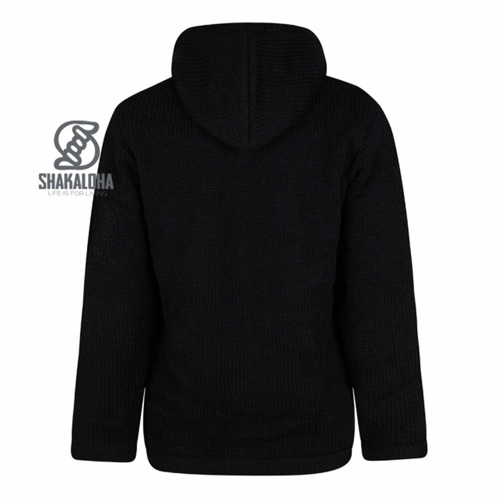 Shakaloha Montana Ziphood Black Vest Heren