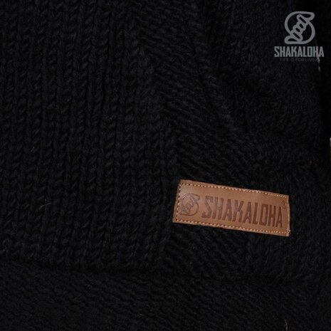Shakaloha Montana Ziphood Black Vest Heren