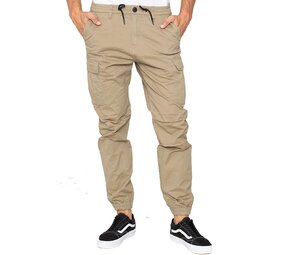 Vintage Industries Vince Jogger Dark Khaki Cargobroek Heren Vintage Industries Vince Jogger Dark Khaki Cargobroek Heren