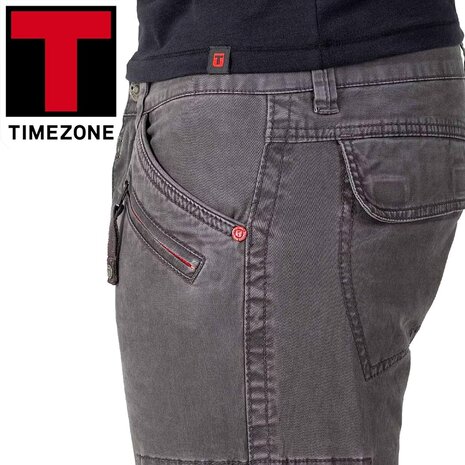 Timezone Regular BenTZ Zipper Charcoal Grey Cargobroek Heren Timezone Regular BenTZ Zipper Charcoal Grey Cargobroek Heren