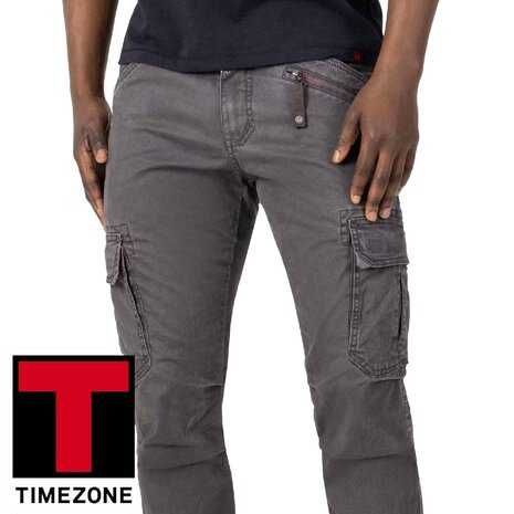 Timezone Regular BenTZ Zipper Charcoal Grey Cargobroek Heren Timezone Regular BenTZ Zipper Charcoal Grey Cargobroek Heren