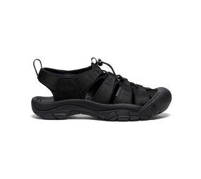 Keen Newport H2 Triple Black Wandelsandalen Heren Keen Newport H2 Triple Black Wandelsandalen Heren