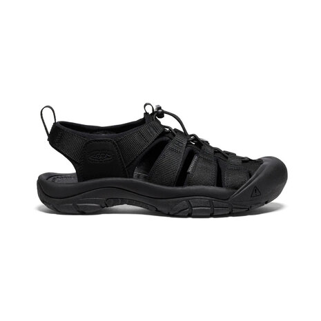 Keen Newport H2 Triple Black Wandelsandalen Heren Keen Newport H2 Triple Black Wandelsandalen Heren