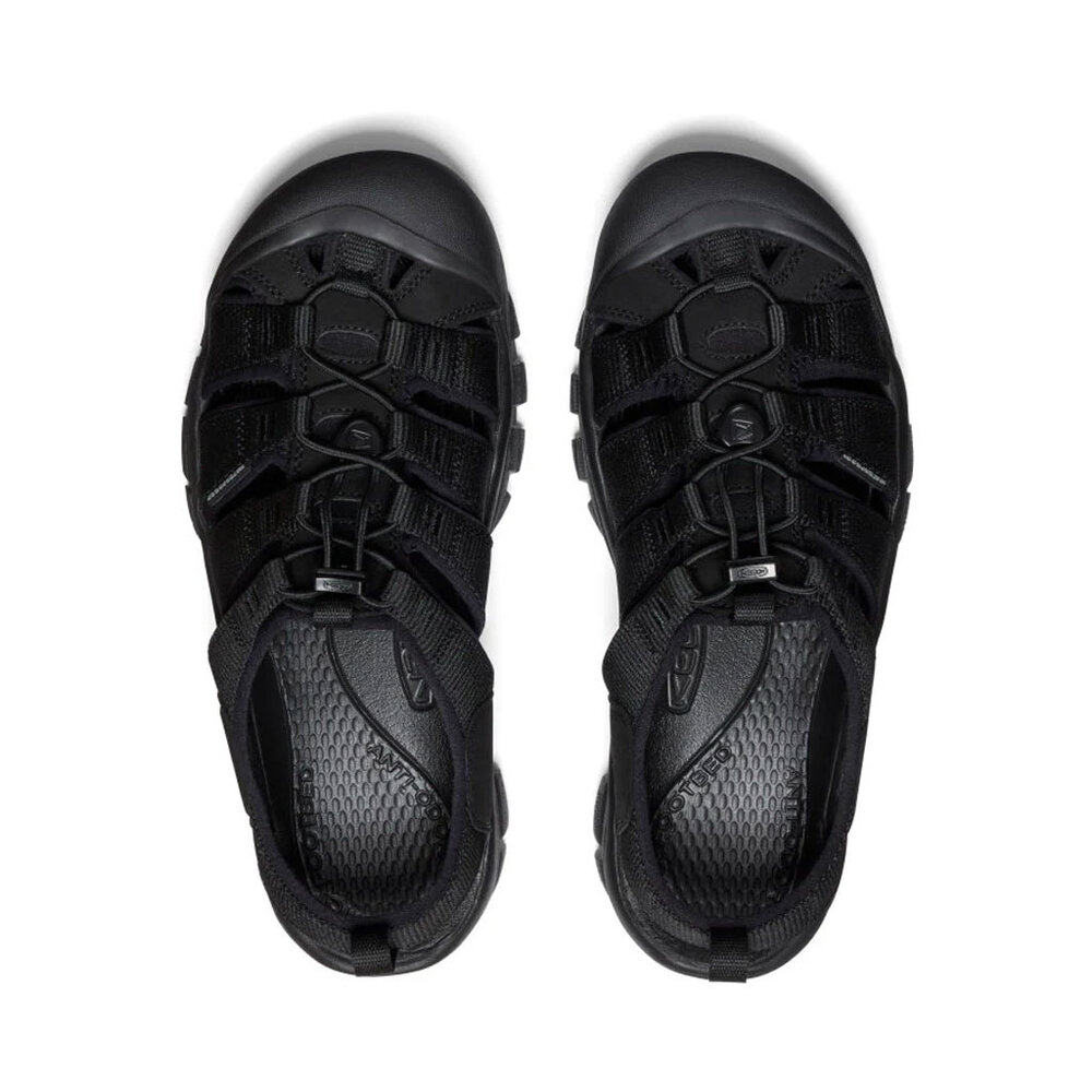 Keen Newport H2 Triple Black Wandelsandalen Heren Keen Newport H2 Triple Black Wandelsandalen Heren
