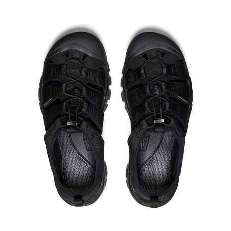 Keen Newport H2 Triple Black Wandelsandalen Heren Keen Newport H2 Triple Black Wandelsandalen Heren