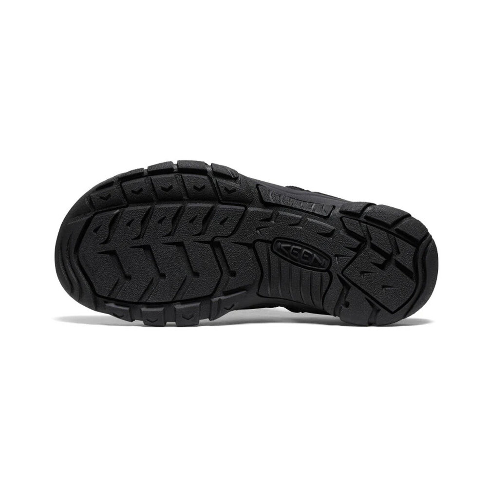 Keen Newport H2 Triple Black Wandelsandalen Heren Keen Newport H2 Triple Black Wandelsandalen Heren