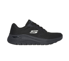Skechers Arch Fit 2.0 Big League Zwart Wandelsneakers Dames Skechers Arch Fit 2.0 Big League Zwart Wandelsneakers Dames