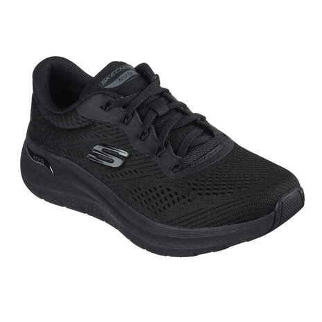 Skechers Arch Fit 2.0 Big League Zwart Wandelsneakers Dames Skechers Arch Fit 2.0 Big League Zwart Wandelsneakers Dames