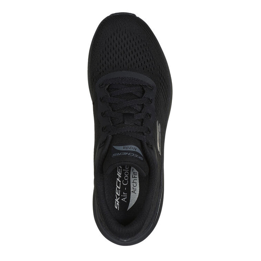 Skechers Arch Fit 2.0 Big League Zwart Wandelsneakers Dames Skechers Arch Fit 2.0 Big League Zwart Wandelsneakers Dames