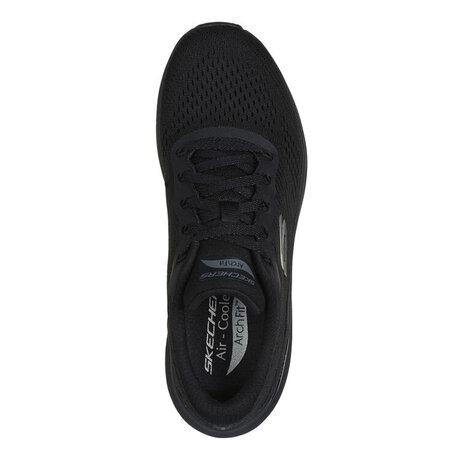 Skechers Arch Fit 2.0 Big League Zwart Wandelsneakers Dames Skechers Arch Fit 2.0 Big League Zwart Wandelsneakers Dames