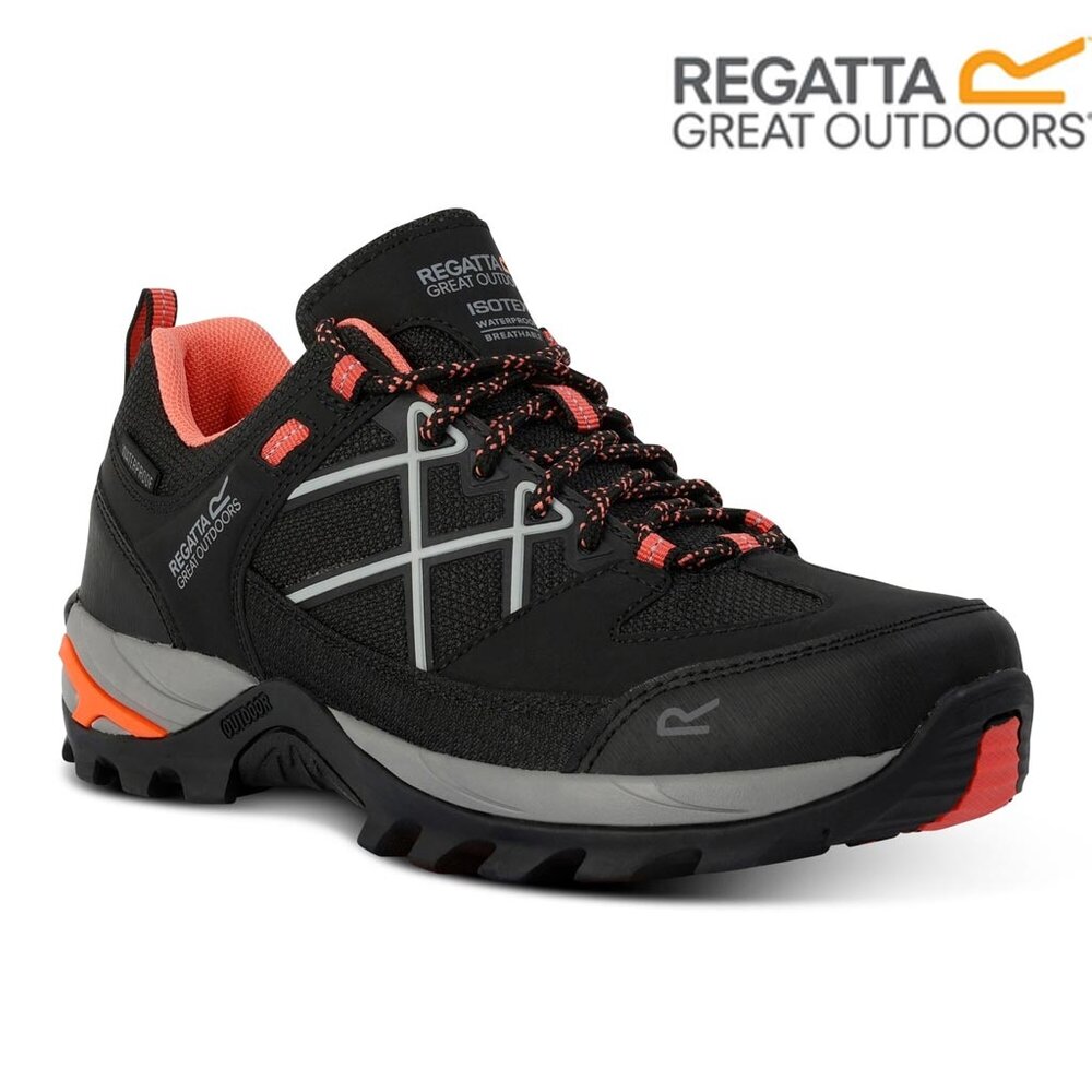 Regatta Samaris Low Isotex Black Satsuma Wandelschoenen Dames