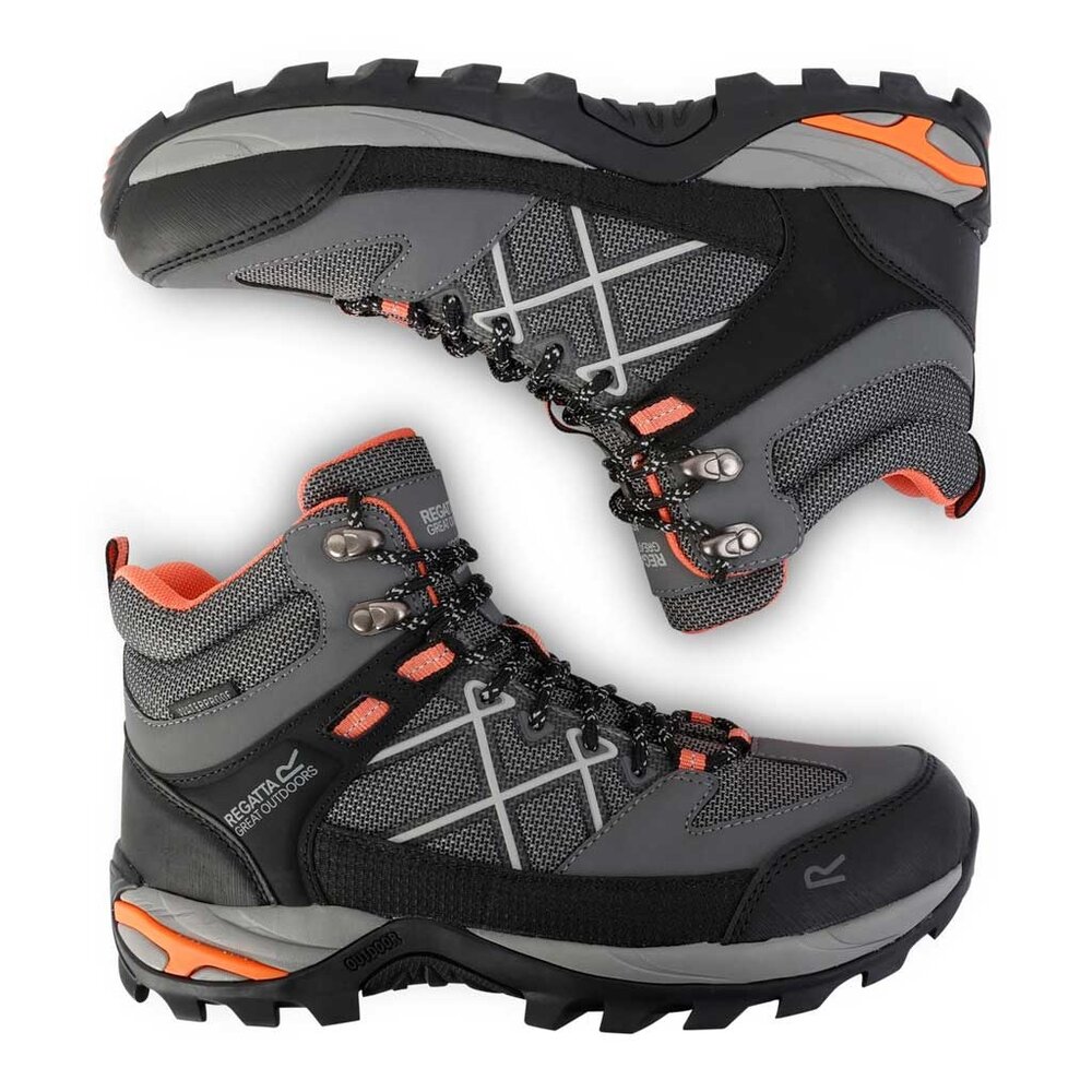 Regatta Samaris Mid Isotex Dark Steel Satsuma Wandelschoenen Dames