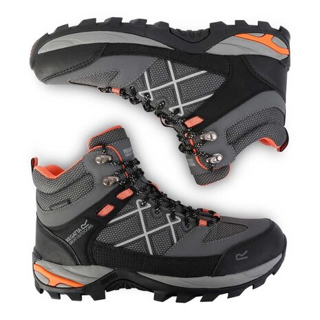 Regatta Samaris Mid Isotex Dark Steel Satsuma Wandelschoenen Dames