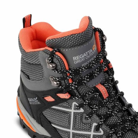 Regatta Samaris Mid Isotex Dark Steel Satsuma Wandelschoenen Dames