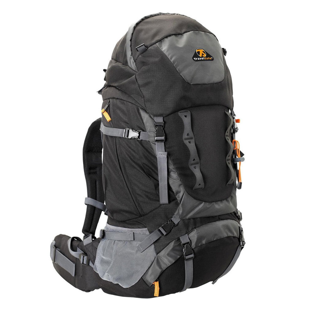 TravelSafe Escape Zwart 55 Liter Rugzak