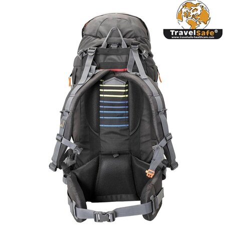TravelSafe Escape Zwart 55 Liter Rugzak