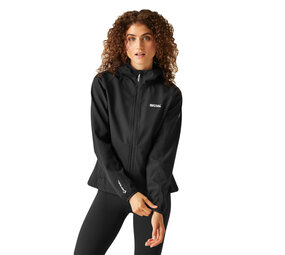Regatta Arec III Black Softshell Jas Dames Regatta Arec III Black Softshell Jas Dames
