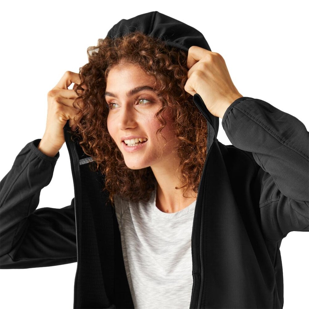 Regatta Arec III Black Softshell Jas Dames Regatta Arec III Black Softshell Jas Dames