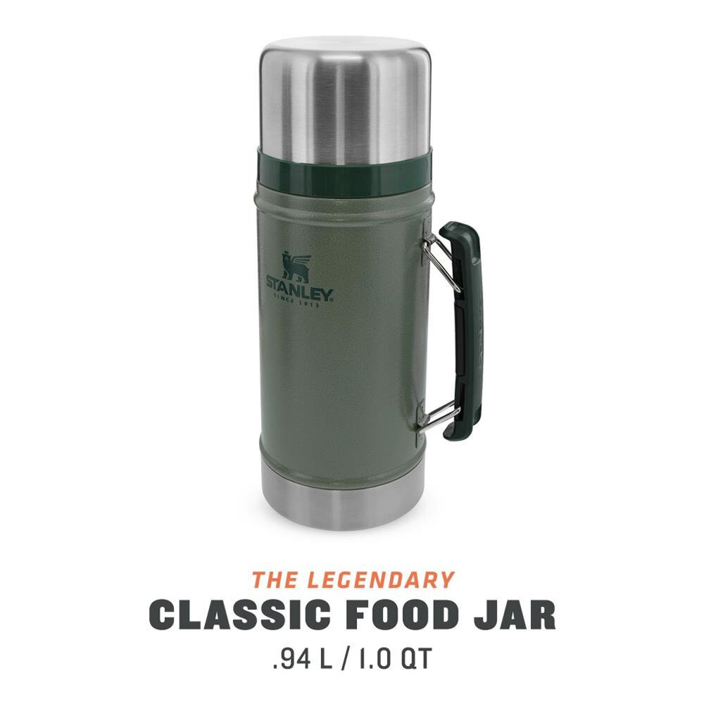 Stanley Classic Legendary Food Jar 0.94L Hammertone Green Stanley Classic Legendary Food Jar 0.94L Hammertone Green