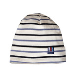 Breton Stripe Classic Bonnet Multi Natural Navy Jeans Katoenen Muts