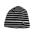 Classic Bonnet Black White Katoenen Muts Classic Bonnet Black White Katoenen Muts