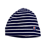 Breton Stripe Classic Bonnet Navy White Katoenen Muts Breton Stripe Classic Bonnet Navy White Katoenen Muts