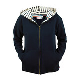 Breton Stripe Classic Cardigan Navy Maritiem Vest Dames Breton Stripe Classic Cardigan Navy Maritiem Vest Dames