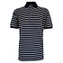 Polo Piqué Navy Natural Maritiem Shirt Heren Polo Piqué Navy Natural Maritiem Shirt Heren