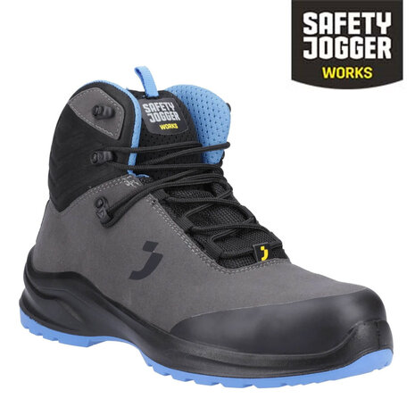 Safety Jogger Modulo S3S Mid Grey Blue Werkschoenen Safety Jogger Modulo S3S Mid Grey Blue Werkschoenen