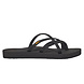 Teva Olowahu Mix B Black On Black Slippers Dames Teva Olowahu Mix B Black On Black Slippers Dames