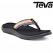 Teva Voya Flip Antiguous Black Multi Slippers Dames Teva Voya Flip Antiguous Black Multi Slippers Dames