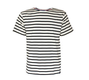 Breton Stripe T-Shirt Natural Navy Maritiem Shirt Breton Stripe T-Shirt Natural Navy Maritiem Shirt