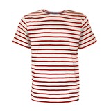 Breton Stripe T-Shirt Natural Bordeaux Maritiem Shirt Breton Stripe T-Shirt Natural Bordeaux Maritiem Shirt