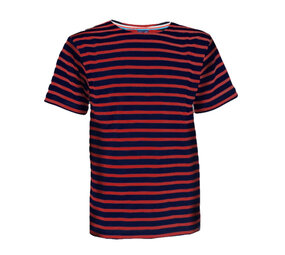 Breton Stripe T-Shirt Navy Bordeaux Maritiem Shirt Breton Stripe T-Shirt Navy Bordeaux Maritiem Shirt