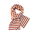 Classic Maritiem Natural Bordeaux Katoenen Sjaal Classic Maritiem Natural Bordeaux Katoenen Sjaal