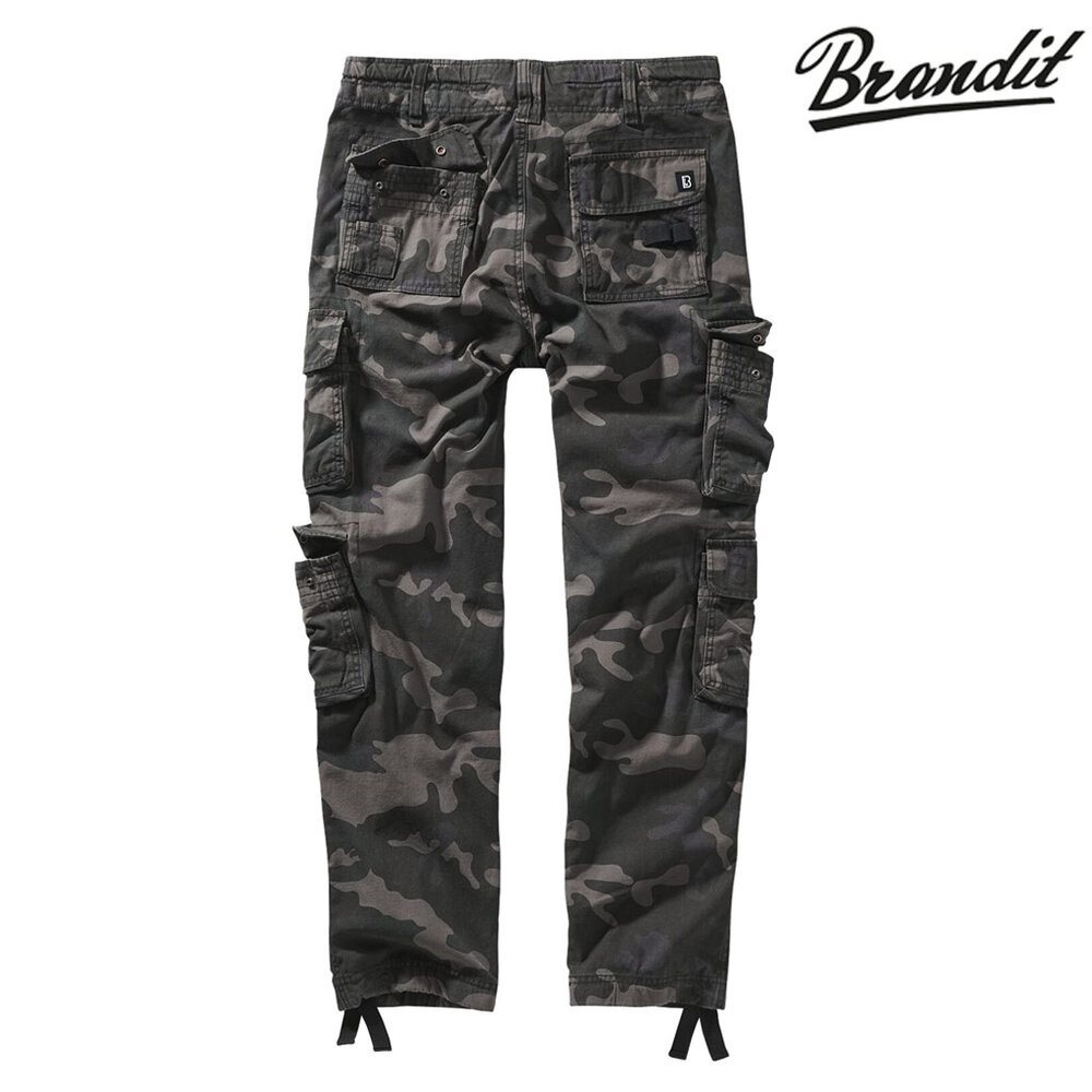 Brandit Vintage Trouser Dark Camo Outdoorbroek Heren Brandit Vintage Trouser Dark Camo Outdoorbroek Heren