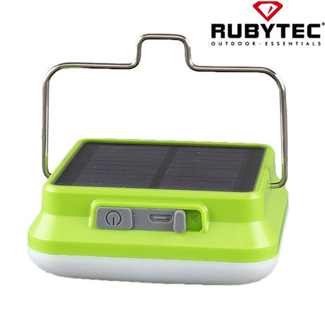 Rubytec Solare USB Solar Lantern Green