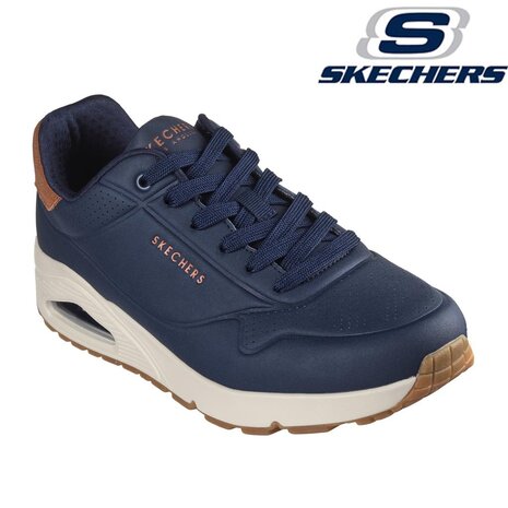 Skechers Uno Suited On Air Navy Wandelsneakers Heren Skechers Uno Suited On Air Navy Wandelsneakers Heren