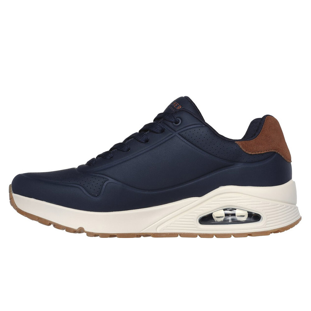 Skechers Uno Suited On Air Navy Wandelsneakers Heren Skechers Uno Suited On Air Navy Wandelsneakers Heren