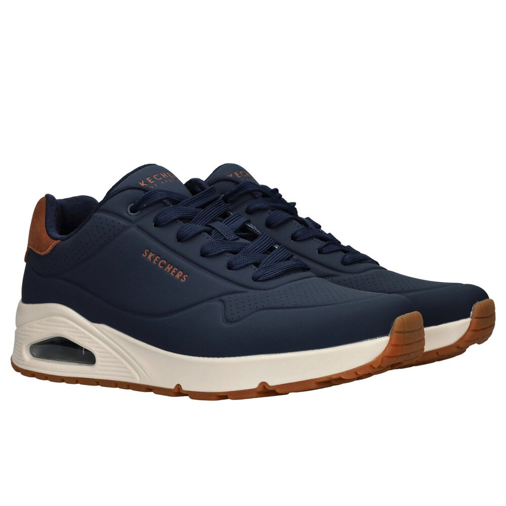 Skechers Uno Suited On Air Navy Wandelsneakers Heren Skechers Uno Suited On Air Navy Wandelsneakers Heren