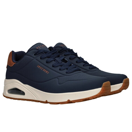 Skechers Uno Suited On Air Navy Wandelsneakers Heren Skechers Uno Suited On Air Navy Wandelsneakers Heren