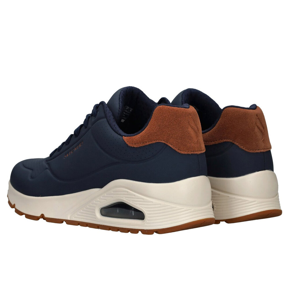 Skechers Uno Suited On Air Navy Wandelsneakers Heren Skechers Uno Suited On Air Navy Wandelsneakers Heren