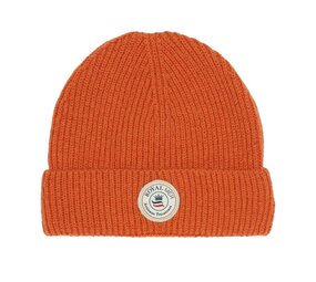 Royal Mer Charly Bonnet Apricot Wollen Muts Royal Mer Charly Bonnet Apricot Wollen Muts