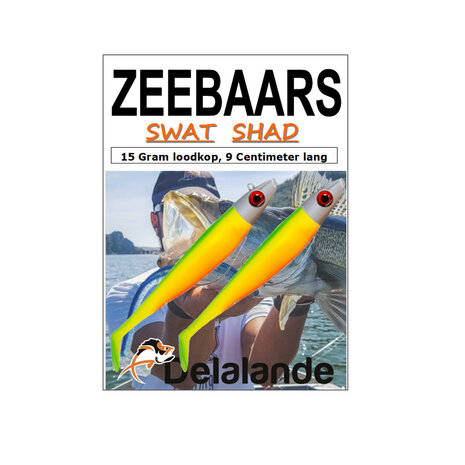 Delalande Swat Shads 9cm 15g Kunstaas 2 Stuks
