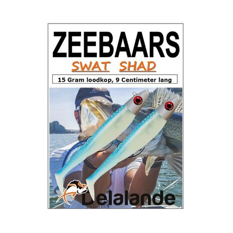 Delalande Swat Shads 9cm 15g Kunstaas 2 Stuks