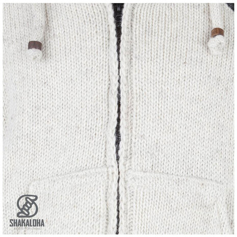 Shakaloha Crush Ziphood Beige Vest Heren Shakaloha Crush Ziphood Beige Vest Heren