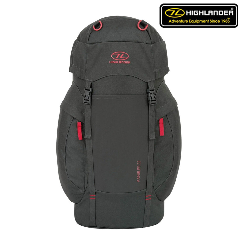 Highlander Rambler 33L Charcoal Rugzak