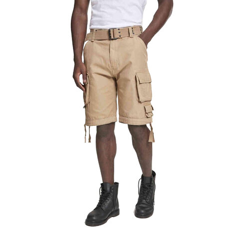 Brandit Vintage Savage Beige Shorts Heren Brandit Vintage Savage Beige Shorts Heren
