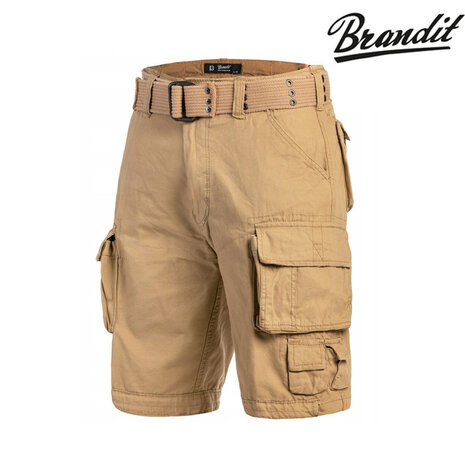 Brandit Vintage Savage Beige Shorts Heren Brandit Vintage Savage Beige Shorts Heren